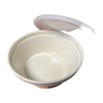 REusable soup and salad bowl with lid for home-delivered meals (view 8)