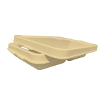Leeds REusable standard tray with standard lid for home-delivered meals (view 6)