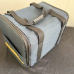 Half Pan Carrier Top Angled View showing straps