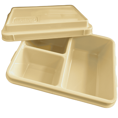 Leeds REusable Deep Tray with Raised Lid