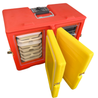 Electric Two Compartment Meal Transporter - Model NS2-E