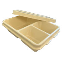 Leeds REusable Deep Tray with Standard Lid - 40/Case